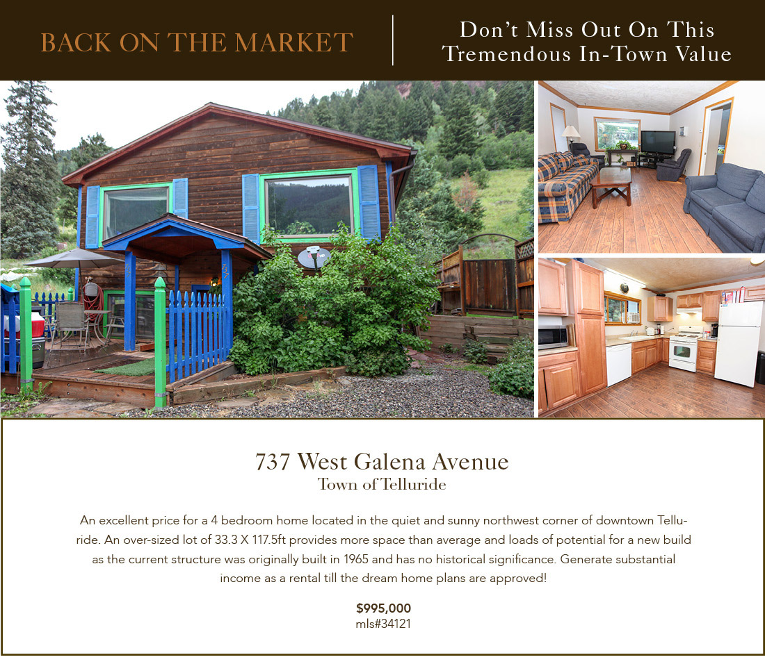 Blog Adam Black / Your Guide to Telluride Real Estate